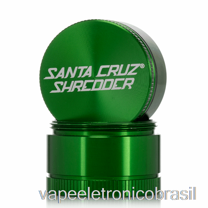 Vape Vaporesso Santa Cruz Triturador De 1,6 Polegadas Pequeno Moedor De 3 Peças Verde (40 Mm)
